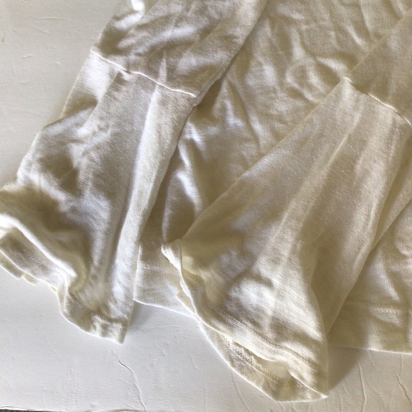 SPLENDID WHITE SLUB KNIT LONG BELL SLEEVE TOP SIZE SMALL - Picture 9 of 12